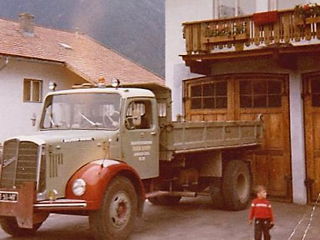 Anfang der Firmengewschichte von Erdbau Markus Schöpf
