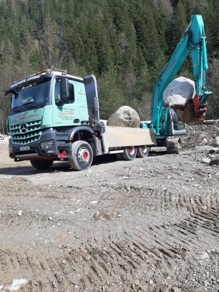 Erdbau Markus Schöpf Umhausen - Baggerarbeiten